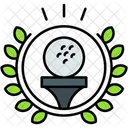 Golfschlager Golfball Golfausrustung Symbol