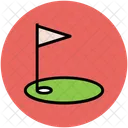 Golfe Bandeira Buraco Icon