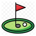 Clube De Golfe Bandeira De Golfe Golfe Ícone