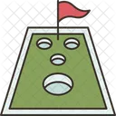 Golfe Cornhole Lascar Ícone