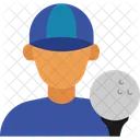 Golfer männlich  Symbol