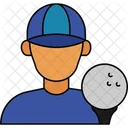 Golfer männlich  Symbol