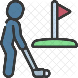 Golfing  Icon