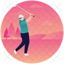 Golfing  Icon