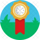 Golf Medaille Auszeichnung Icon