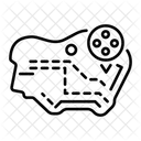 Golfplatz  Symbol