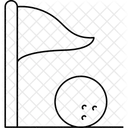 Golfplatz  Symbol