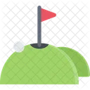 Golfplatz Golf Golfclub Symbol