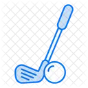 Golfschläger und Ball  Symbol