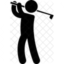 Golfspieler  Symbol