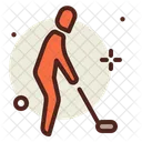 Golfspieler Golf Sport Symbol