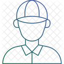 Golfspieler Mann  Symbol