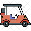 Golfwagen Transport Fahrzeug Symbol