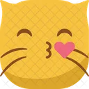 Emoticon De Gato Ícone