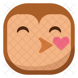 Beso de golpe Emoji Icono