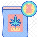 Gomas Cbd Cannabis Cbd Ícone