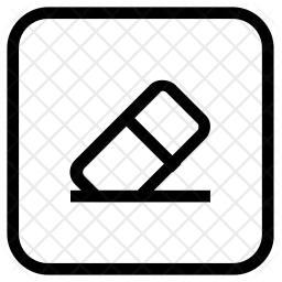 Gomme  Icône