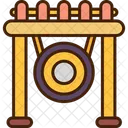 Chinese New Year Gong Decoration Icon