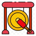 Gong Instrument Oriental Icon