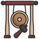 Gong Instrumento Musica Icono