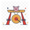 Asian Gong Chinese Icon