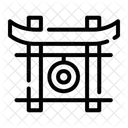 Gong Kulturen Orientalisch Symbol