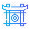 Gong Kulturen Orientalisch Symbol
