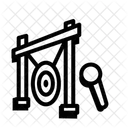 Gong Percussion Strike Icon