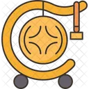 Gong Copper Sound Icon