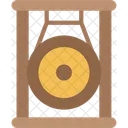 Gong Sound Asian Icon