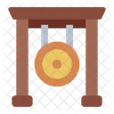 Gong Instrument Traditional Icon