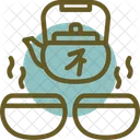 Gongfu Tea Set Tea Ceremony Set Traditional Tea Brewing Icon