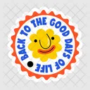 Funny Smiley Good Days Smiley Emoji Icon