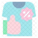 Good Discount T Shirt Offer Cloth Discount Icon