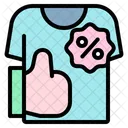 Good Discount T Shirt Offer Cloth Discount Icon