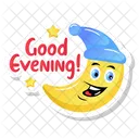 Good Evening Sticker  Icon