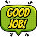 Good Job Speech Bouble Chat Bouble Icon
