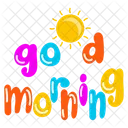 Good Morning Morning Sun Bright Sun Icon