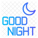 Good Night Moon Night Icon