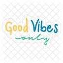 Good Vibes Only Icon