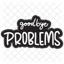 Goodbye problems sticker  Icon