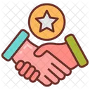 Goodwill Handshaking Friendship Icon