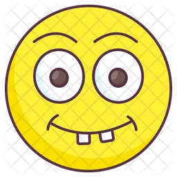 Goofy Emoticon Emoji Icon