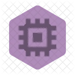 Google Compute Engine Icon - Download in Glyph Style