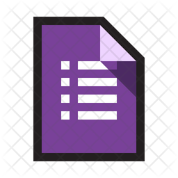 Google form Icon - Download in Colored Outline Style