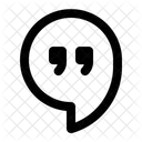 Google Hangouts Quotation Mark Logotype Icon