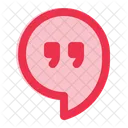 Google Hangouts Quotation Mark Logotype Icon