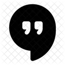 Google Hangouts Quotation Mark Logotype Icon