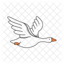 Goose Duck Bird Icon