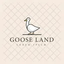 Goose Trademark Goose Insignia Goose Logo Icon